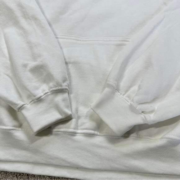 Lonely Ghost Women’s Ghostly Florals Sweatshirt Hoodie Pullover in White XXL - Picture 9 of 16